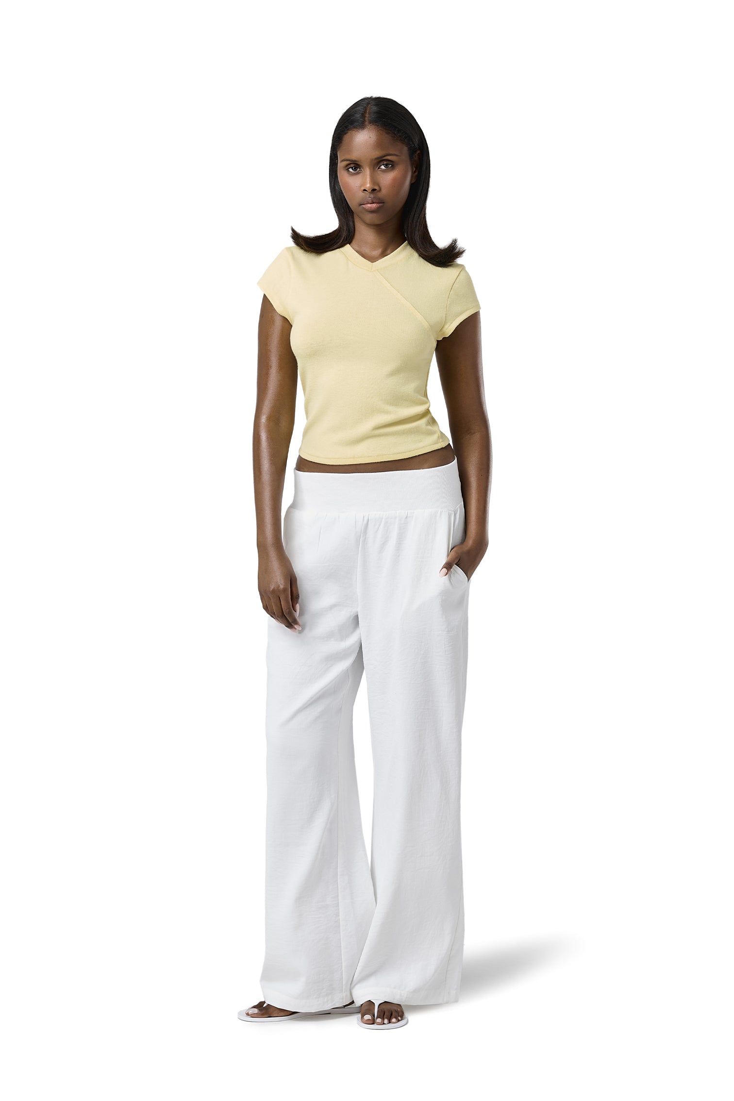 Fia Soft Touch V Neck Tee